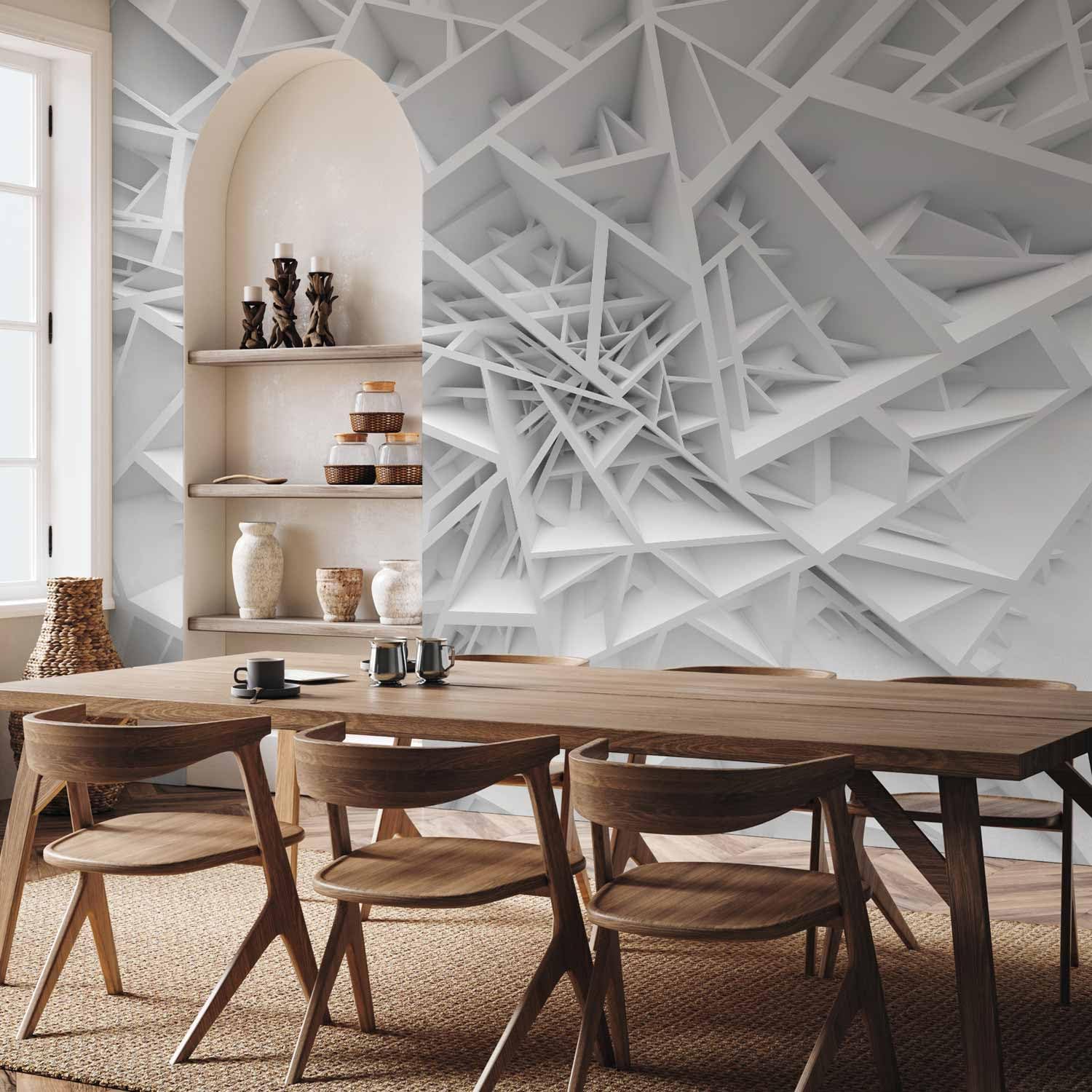 Papier Peint Murando Intissé 350x256 Cm Décoration Murale XXL Poster Tableaux Muraux Tapisserie Photo Trompe L'oeil Bouddha Nature Paysage Chute