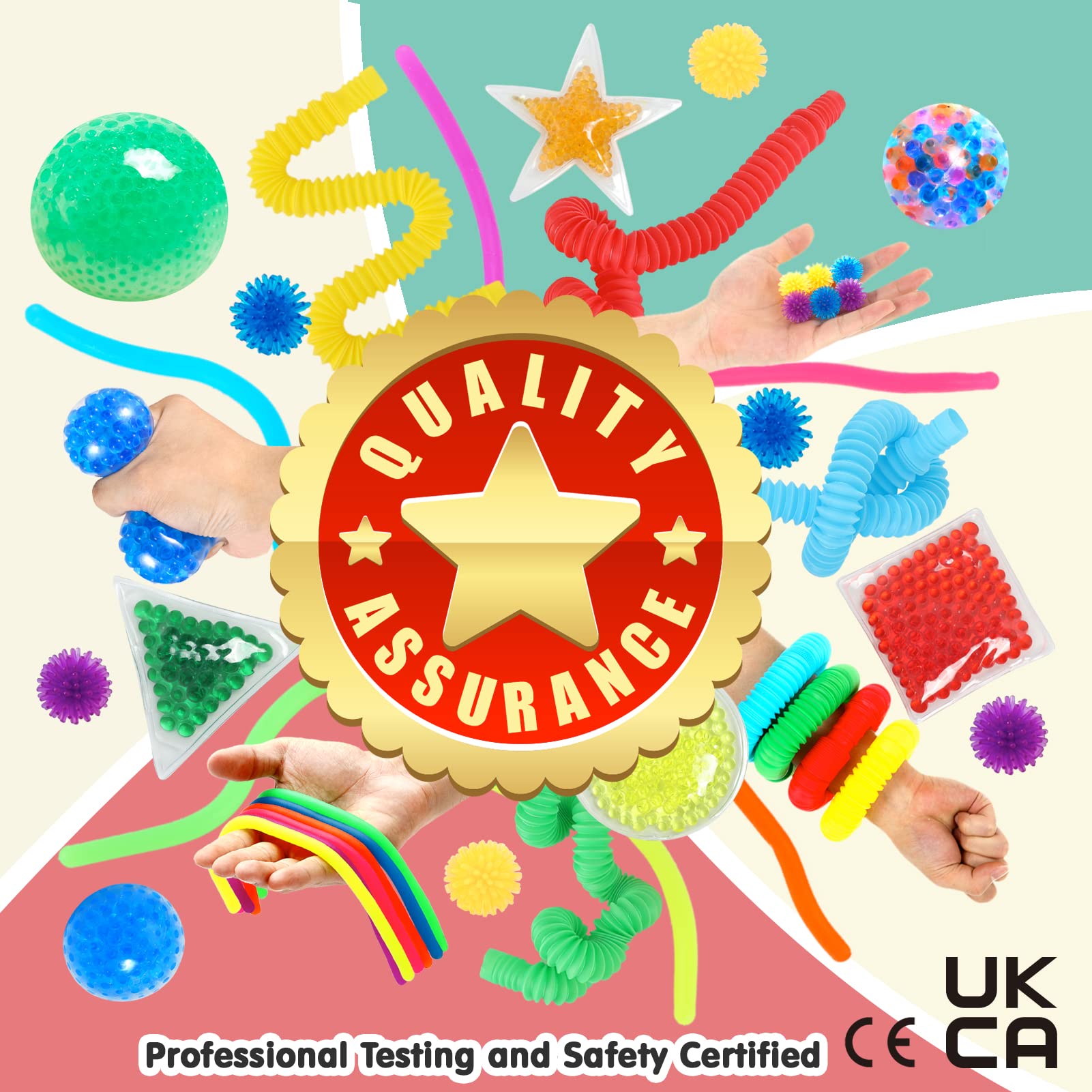 LESONG Sensory Fidget Toys Set Box, Fidgets Pack for Autistic Kids and