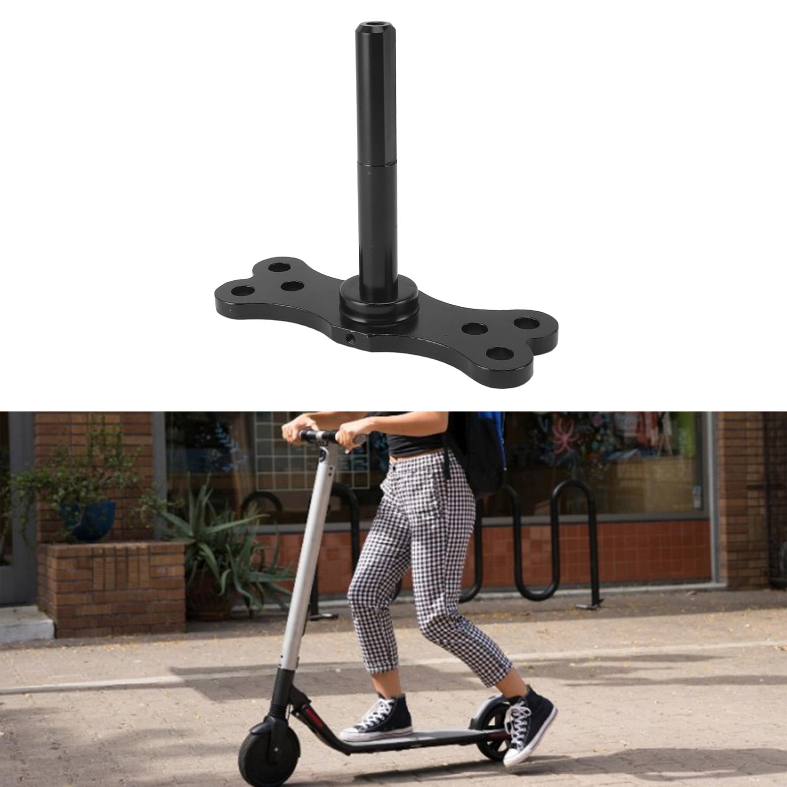 Colonne Direction Amortisseur Avant Scooter - Suspension Ressort Pour Skateboard/trottinette - 2