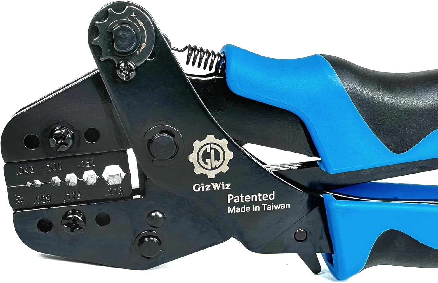 Interchangeable Parallel Ratchet Crimp Tool for Coaxial Connectors SMA, SMB, SMC, MCX