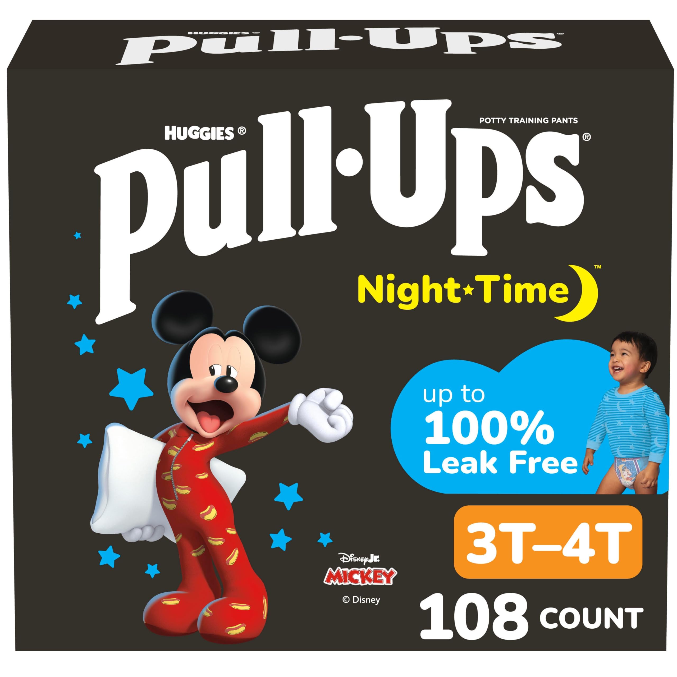 Pull-Ups Boys' Night-Time 3T-4T