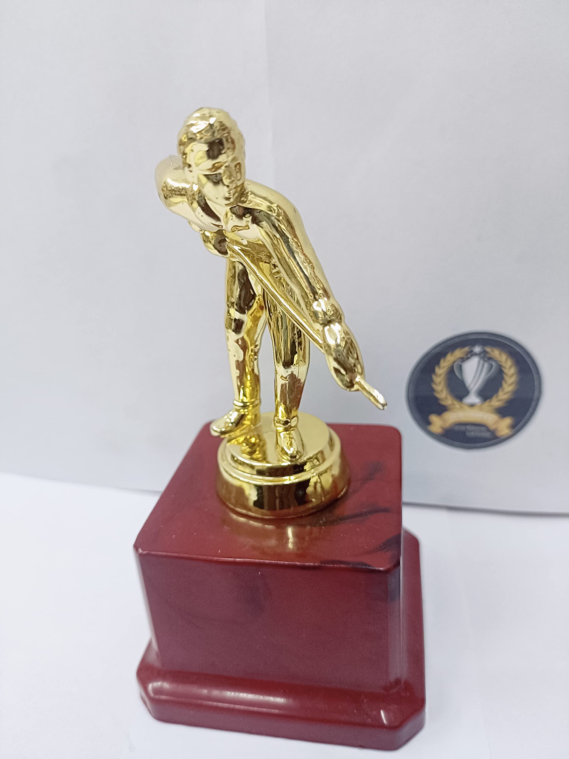 Trophy Golden Best Billiards Player Award