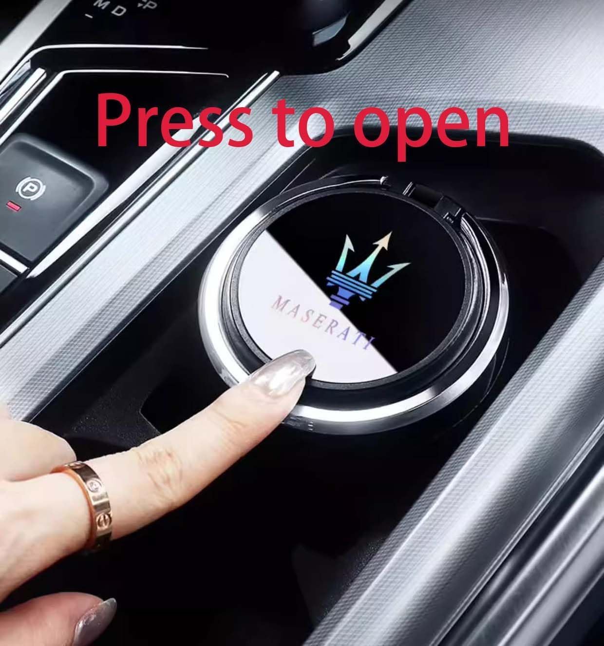 マセラティ グランスポーツ スパイダー 2004 2005 2006 2007用車用灰皿、車用小型ゴミ箱、車内、車用品、ビジネス用多