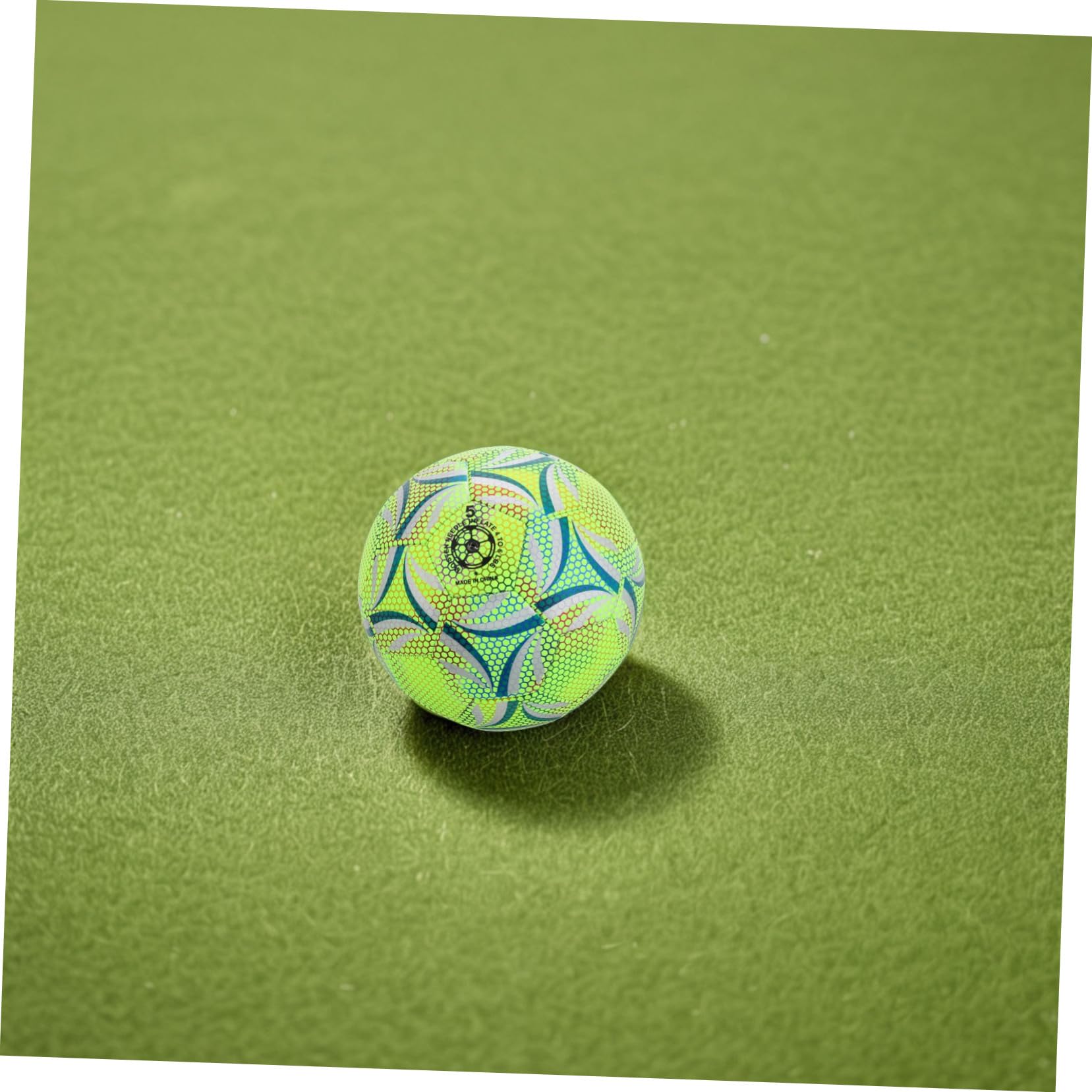 Toyvian Fútbol Luminoso Brillante Adultos Balón de Fútbol de Material Entrenamiento y Nocturno Seguro y Divertido