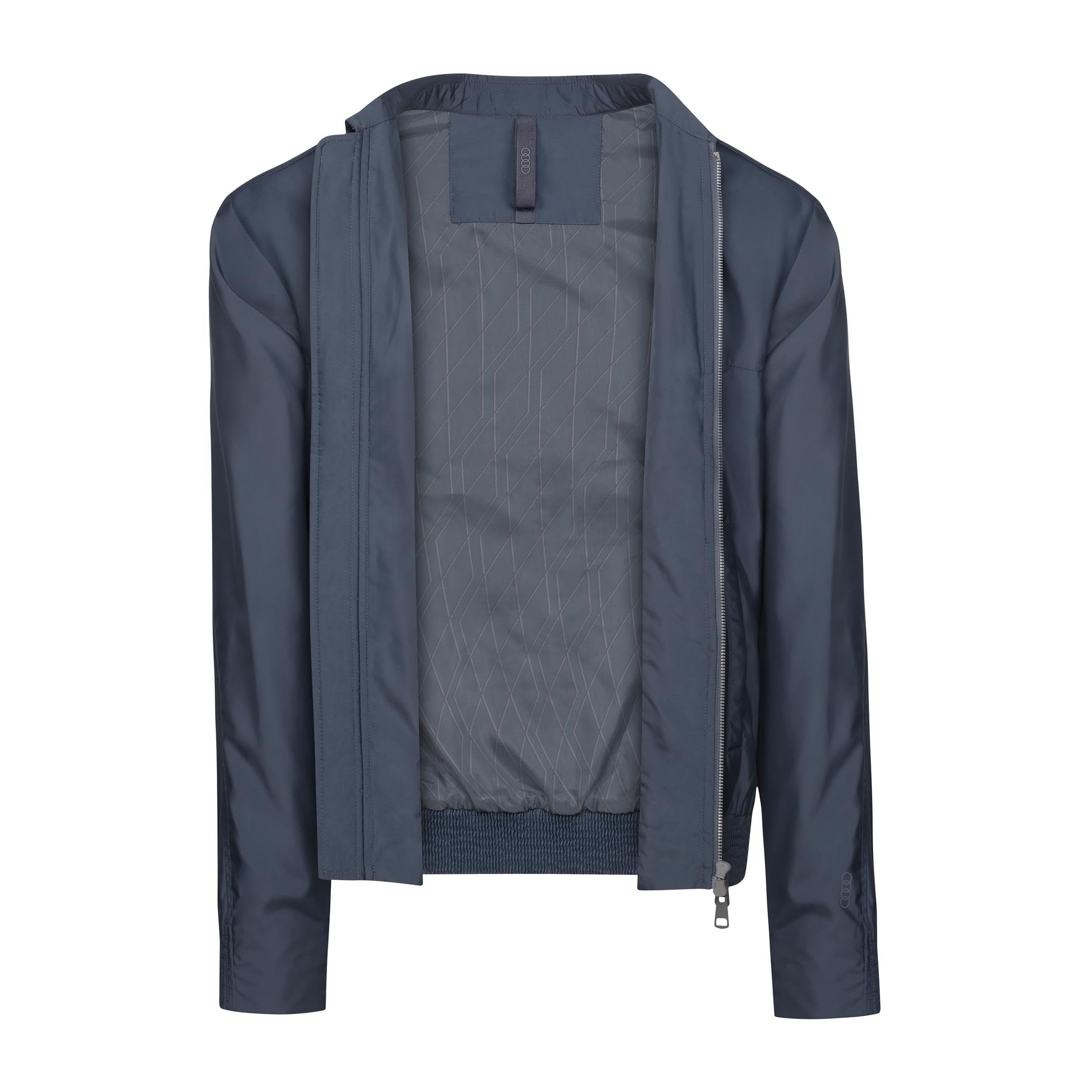 Audi collection Audi Blouson męska kurtka przejściowa, szara, rozmiar XL, 100% poliester, elastyczne ściągacze, nowoczesna, elegancka Mężczyźni Audi Blouson, Herren, Grau