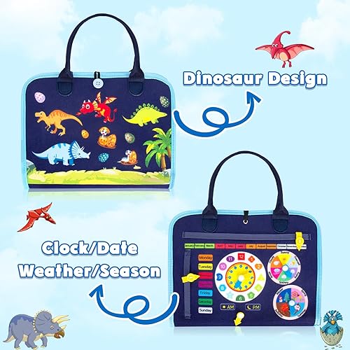 Miniatura 4 de HONGDDY Juguetes Montessori para niños pequeños juguete de mesa sensorial para aprender habilidades motoras finas libros silenciosos juguetes de