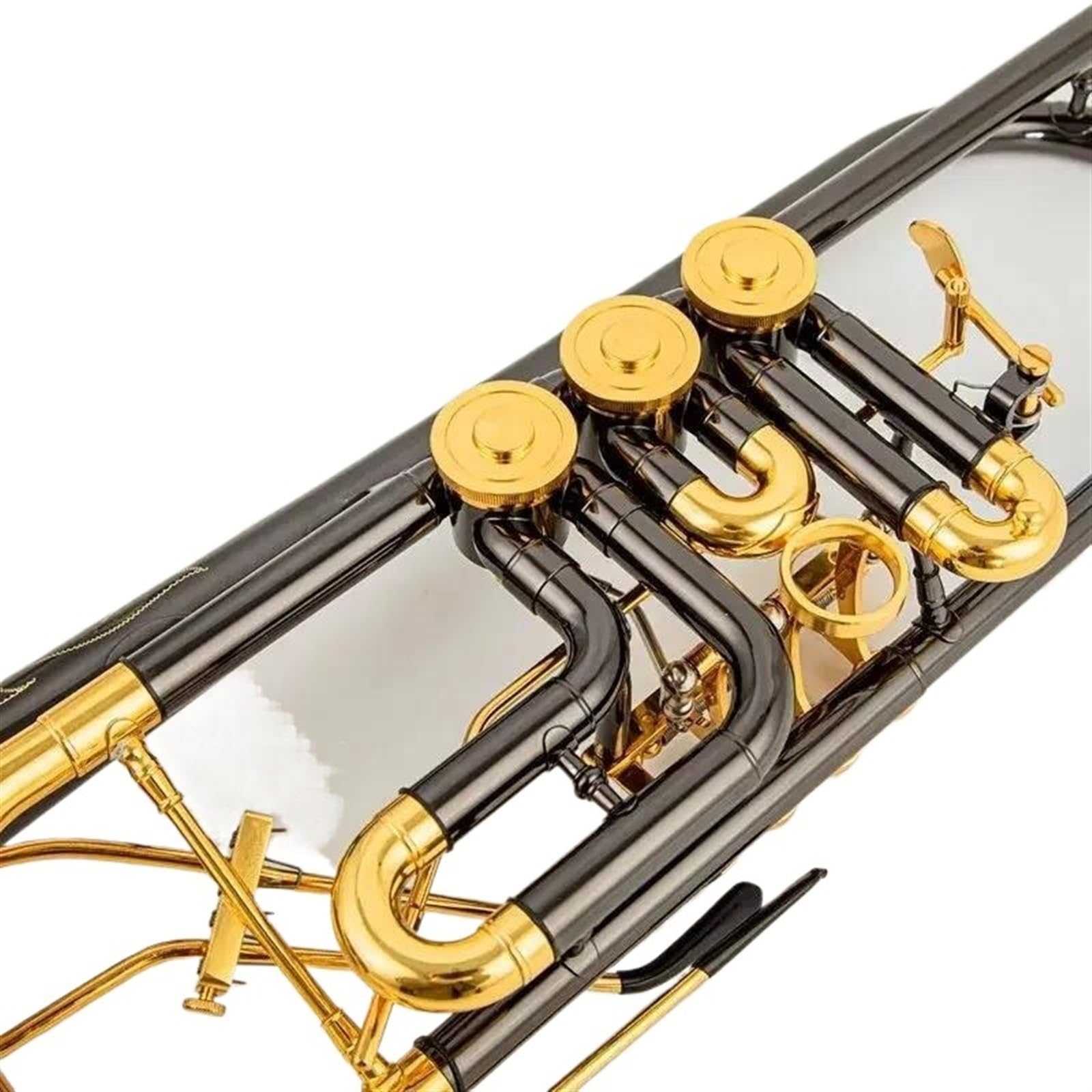 Tromba Standard Per Principianti Tromba Sib Valvola Rotativa Tipo Si Piatto Ottone Chiave Piatta Tromba Professionale Strumenti Musicali