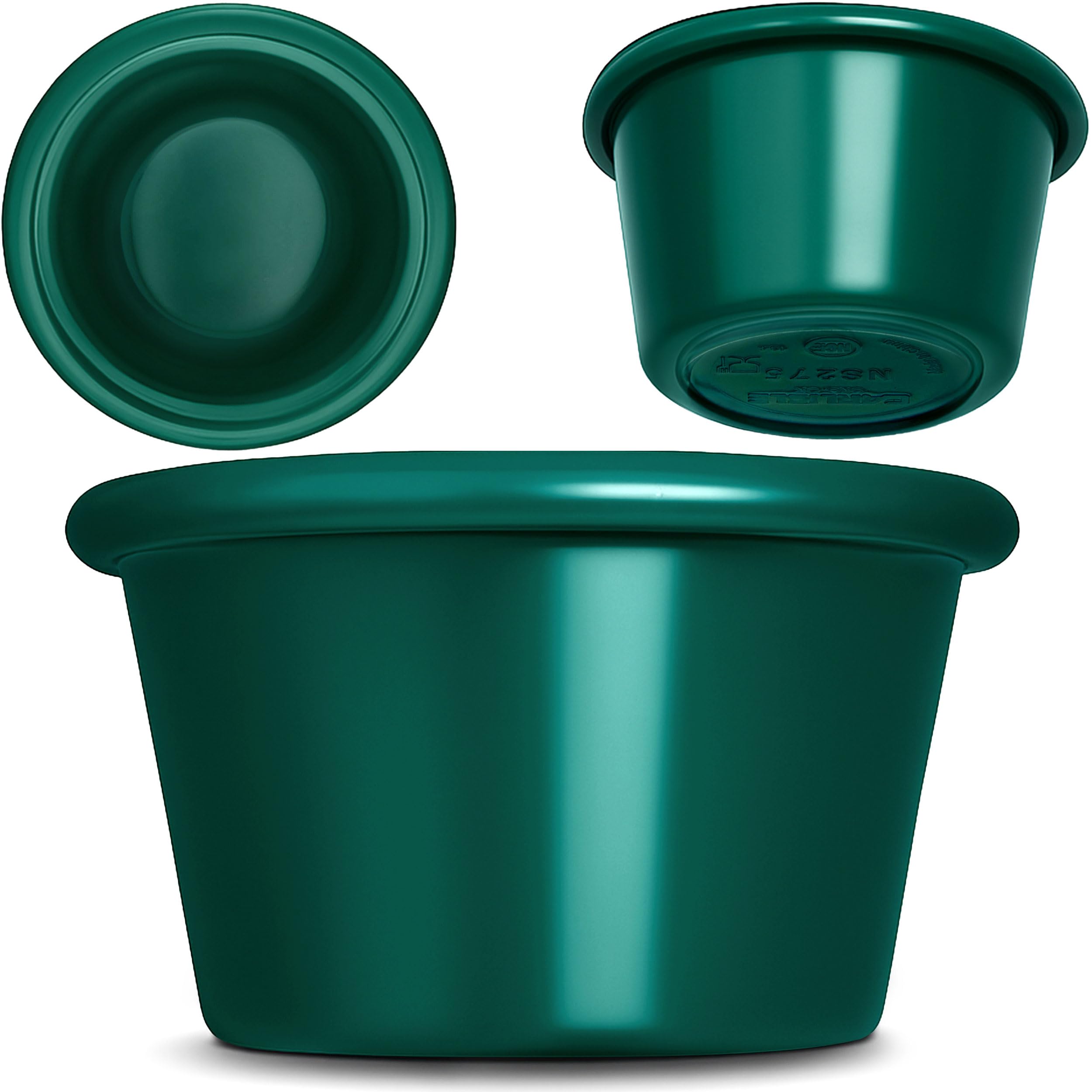 Ramekin Carlisle S27509 petit contenant plastique rigide pour sauce vinaigrette