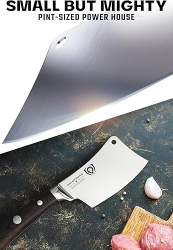 Miniatura 2 de Dalstrong Cuchillo para carne, 4.5 pulgadas, Gladiator Series Elite, cuchillo de cocina de regalo resistente, mango negro, cuchillo afilado, acero