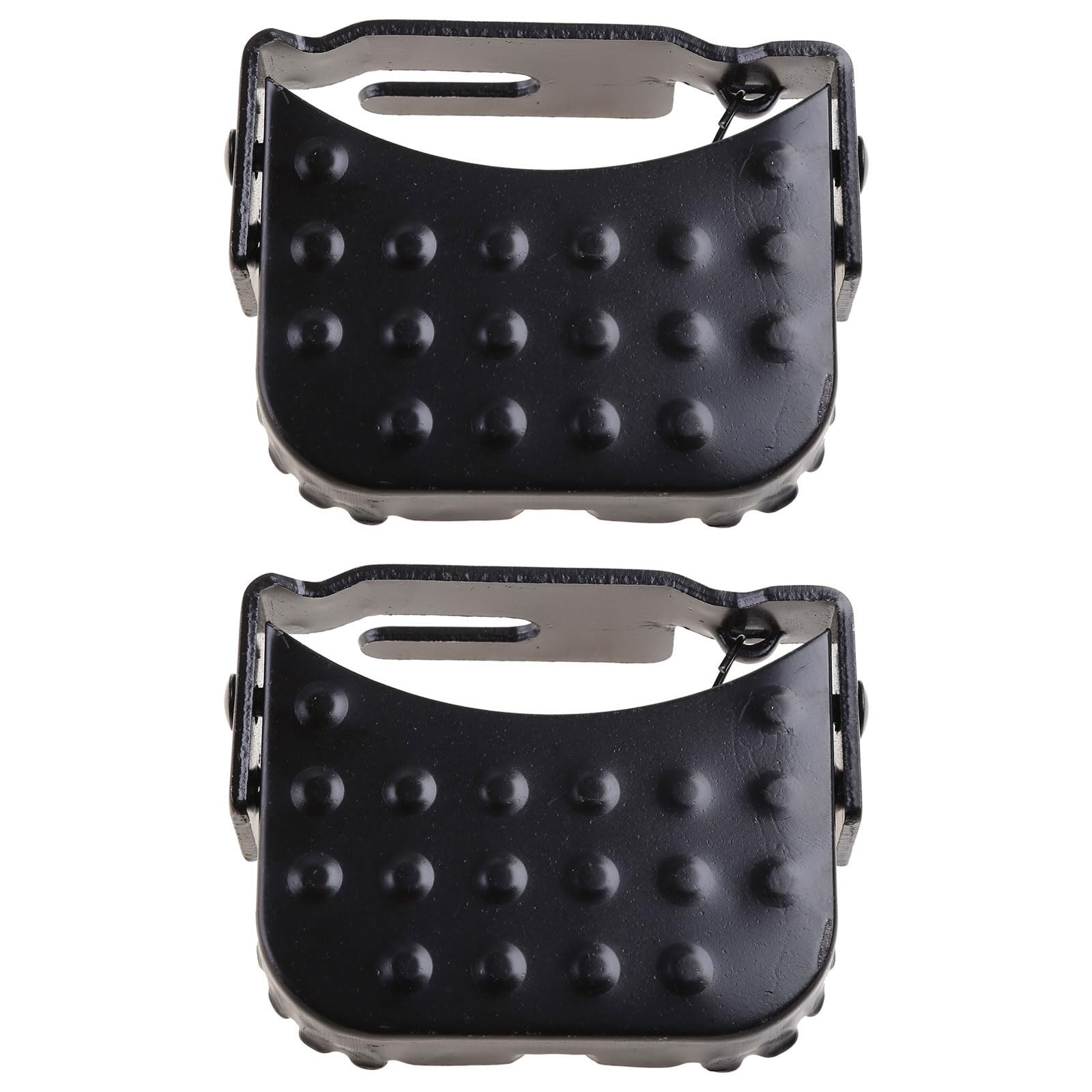 Taxinyx Pedal 2 Pieces Bike Foot Pegs, Bike Rear Pedals, Anti-Slip Rear Feet Pedals, Pegs, Steel Folding Bike Foot Pegs