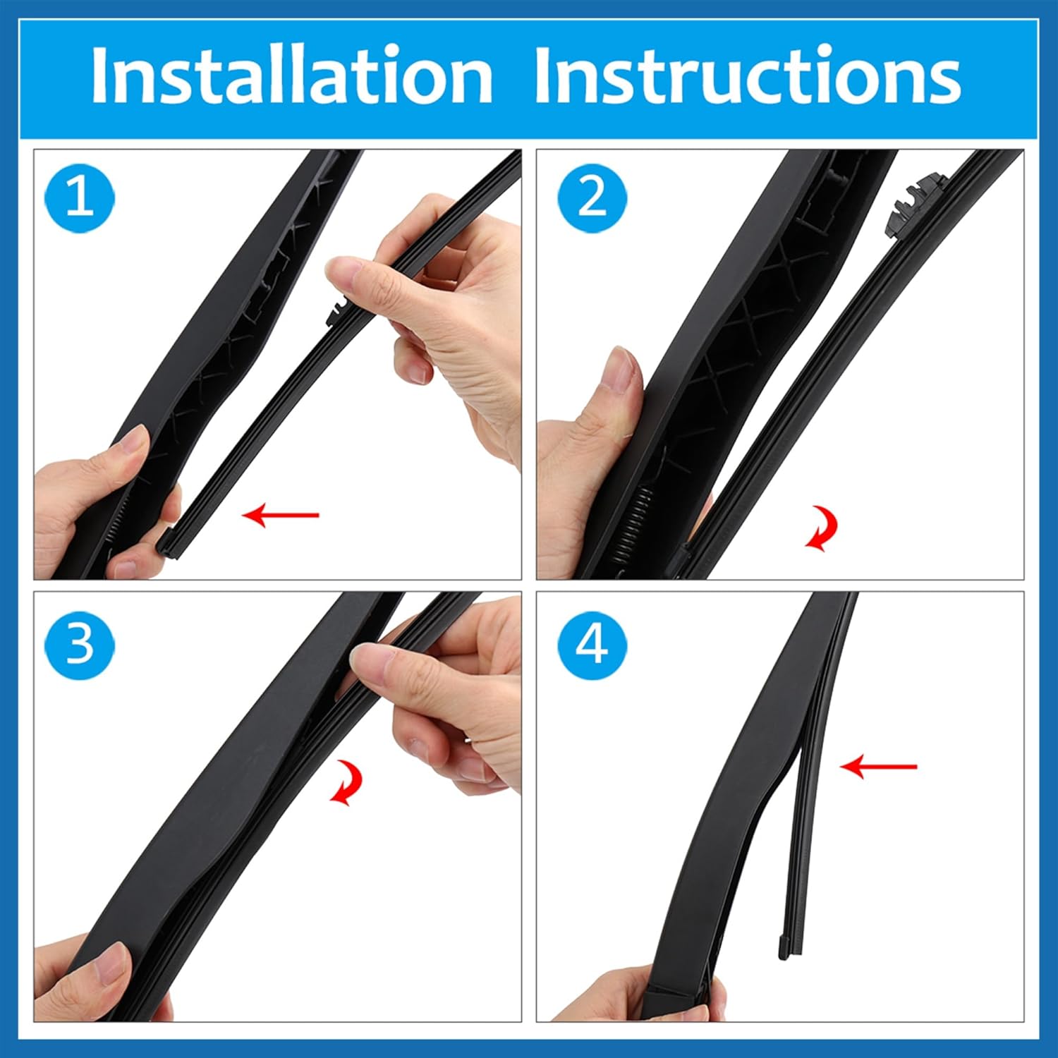 Rear Windshield Wiper Blade Arm Set Replacement for Ford Escape 2013-2024 Explorer 11-24 Ecosport 18-23 for Lincoln MKC 2015-2019 MKX 2016-2019 Navigator 2018-2024 Item Replacement