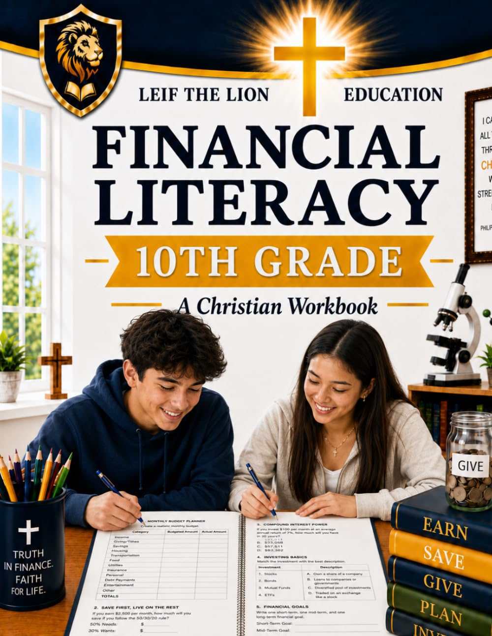 10th Grade Financial Literacy: A Christian Homeschool Workbook (Financial Literacy Workbooks)