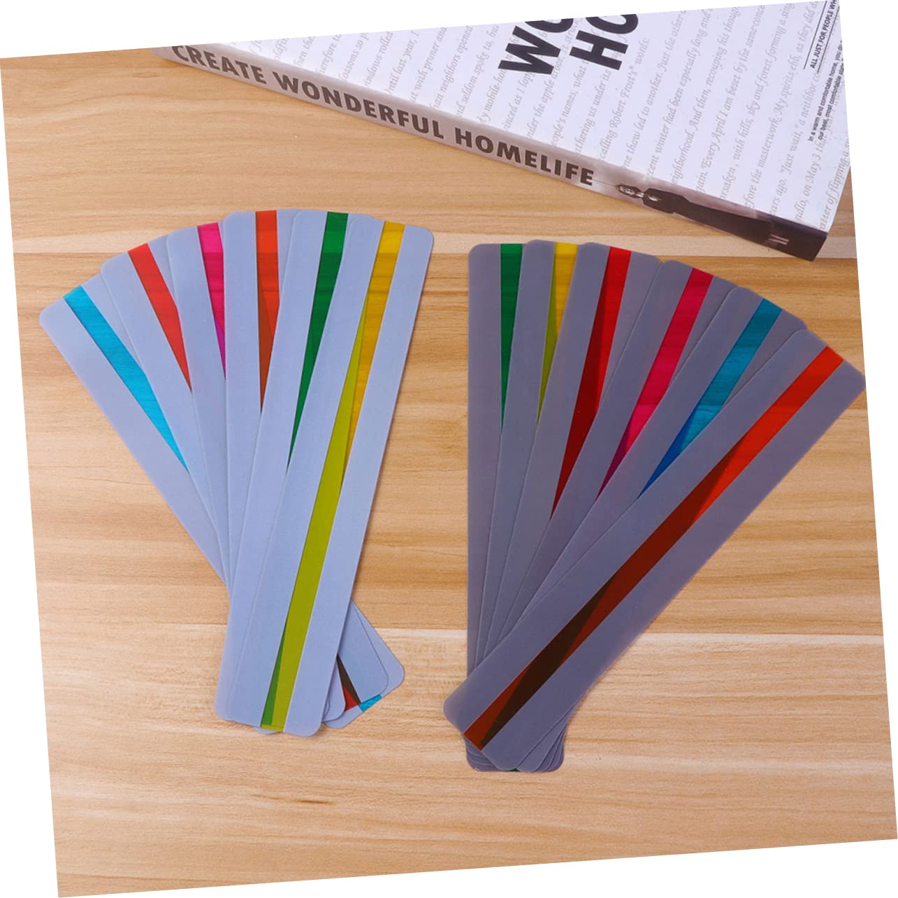 Operitacx 96stücke Teiliges Kreative Transparente Pvc-lesezeichen Dekorative Lesezeichen Großer Für Bücher Schulanfänge Hochzeiten Und -projekte Langlebig Und Einzigartig Im Design