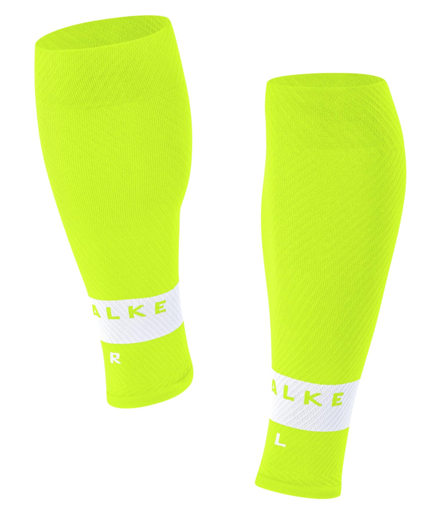 FALKE Men's RU Compression Tube M Tb Functional Yarn Breathable Quick Dry Calf Compression Sleeve 1 Pair, Yellow Lightning 1690 - Calf circumference W3, ONESIZE