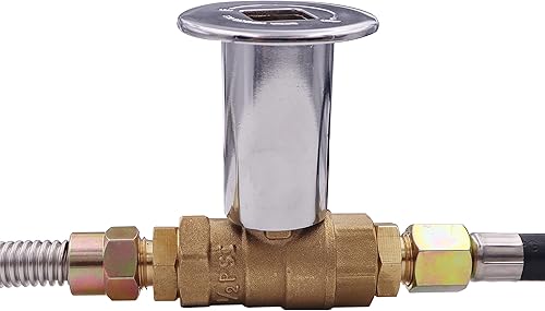 Miniatura 5 de METER STAR LP - Kit de instalación de anillo de quemador de acero inoxidable para fogata de gas propano 304 de 12 pulgadas