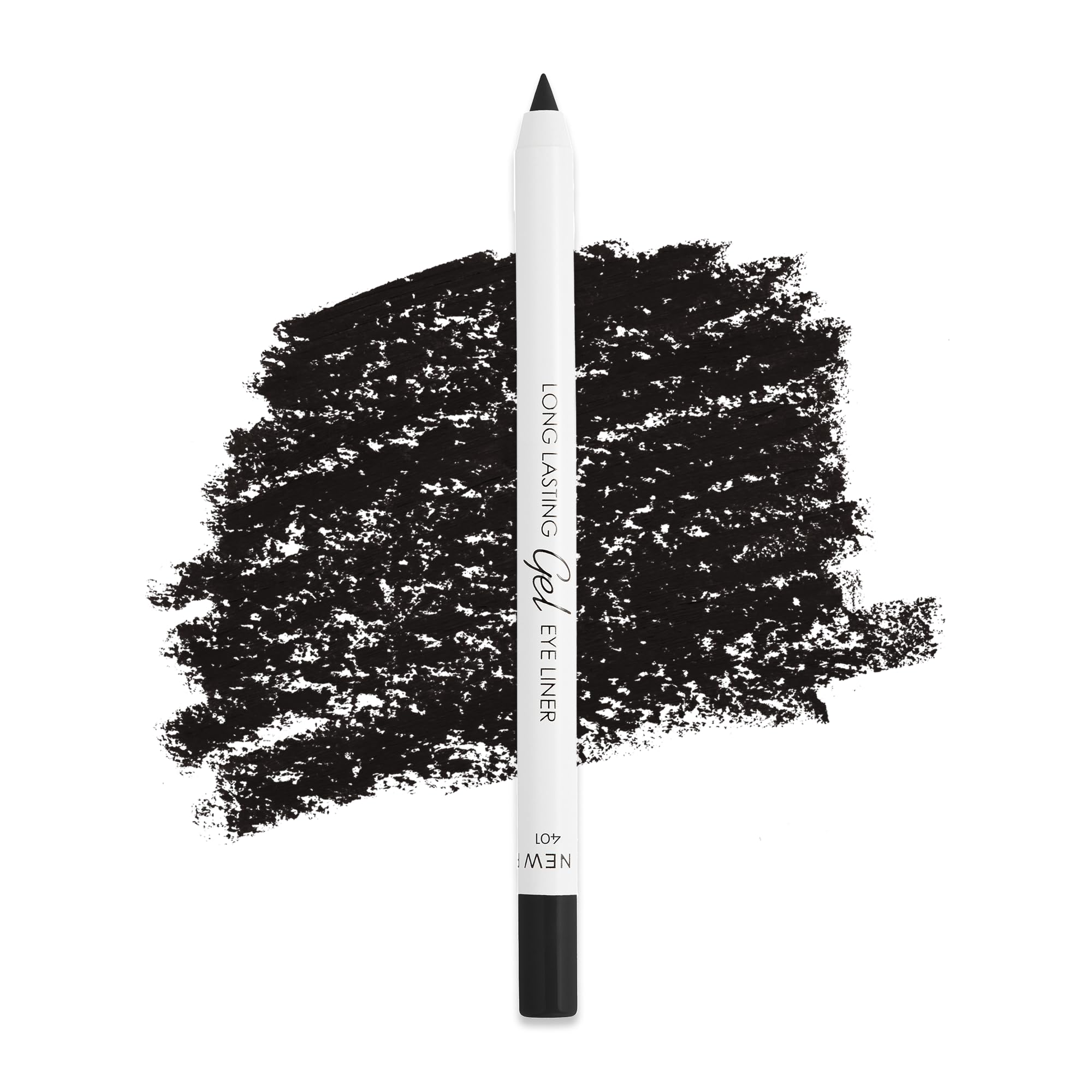 Lamel Black Eyeliner, Ultra Long Lasting Gel Eyeliner Pencil, Waterproof Eye Liner, Smudge Proof, Creamy Eye Pencil, Sweat Proof Makeup, Highly-Pigmented (401 Shade)