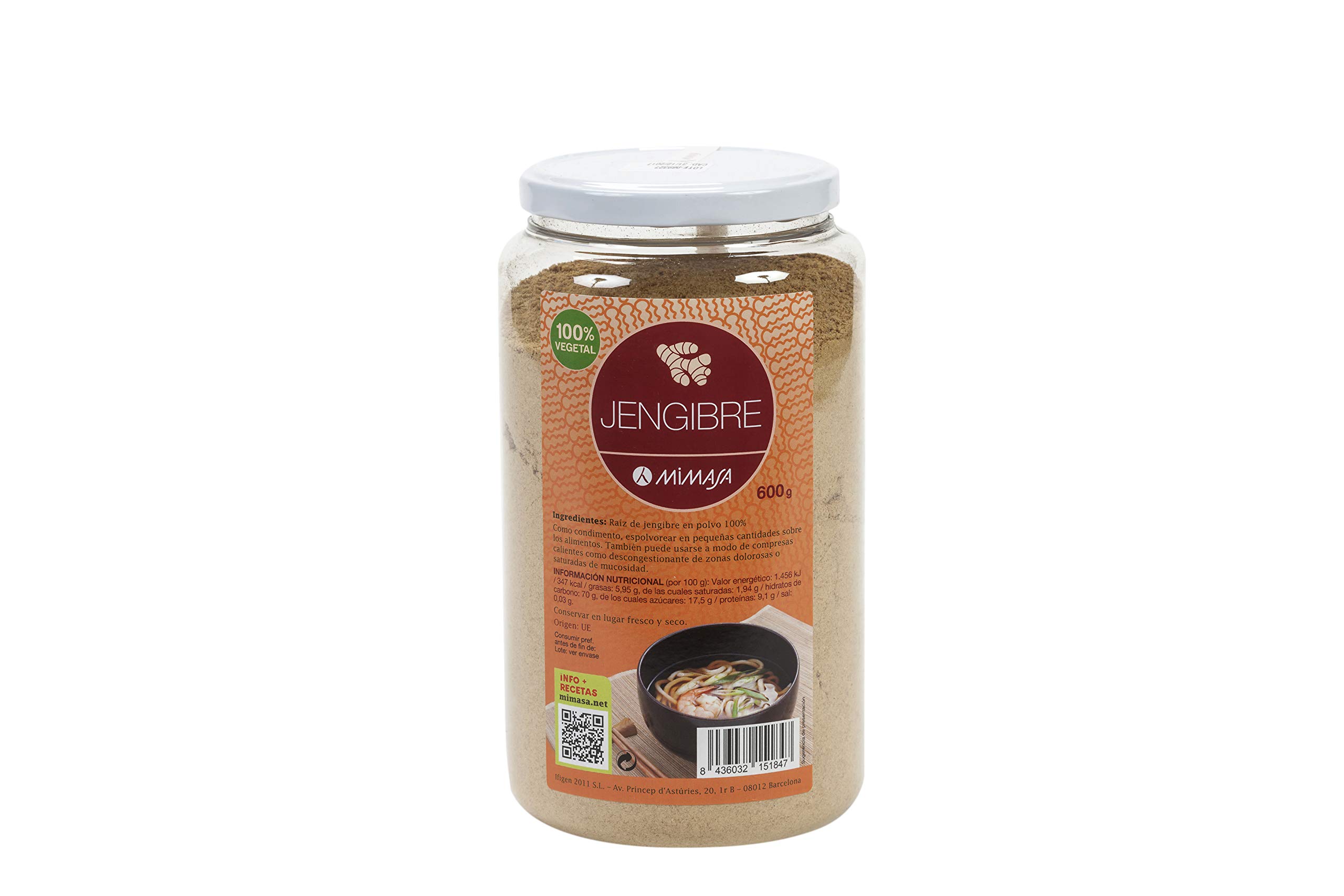 MIMASA RAIZ DE JENGIBRE 600G