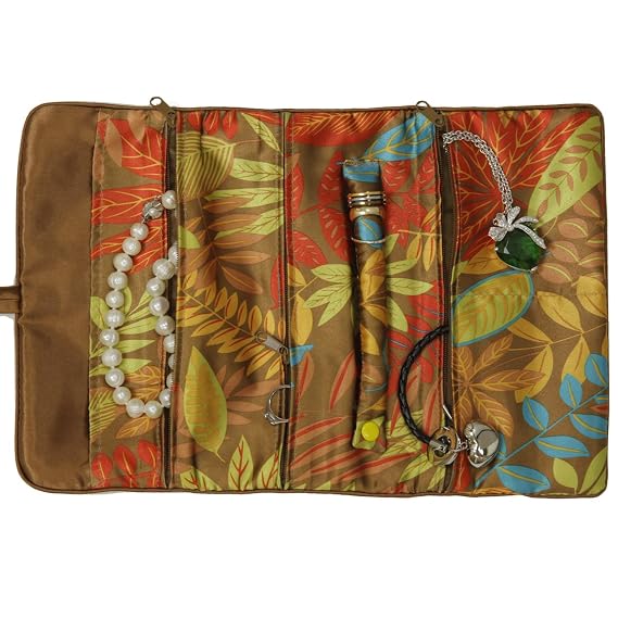 Tropical Cosmetic Case Travel Bag Organizer 4 Piece Set