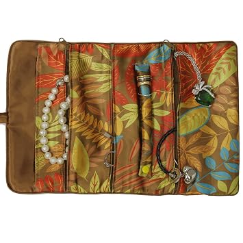 Tropical Cosmetic Case Travel Bag Organizer 4 Piece Set