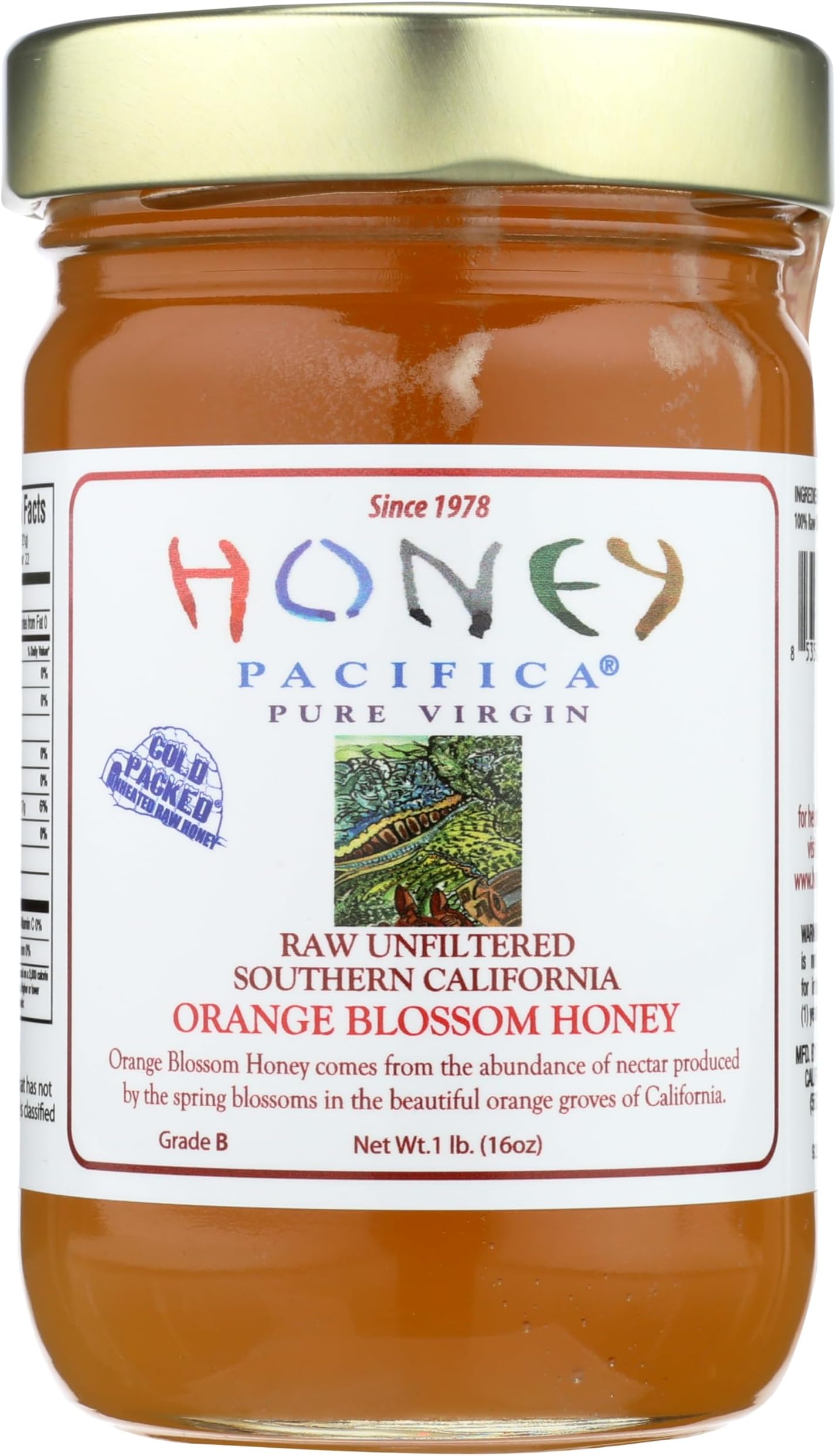 HONEY PACIFICA Hny Pcfca Hny Orange, 16 OZ
