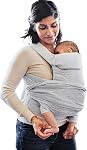 Boppy ComfyGrow Porte-bébé – 7-35lbs, Pigeon gris – Bébé porteur nouveau-né à Toddler avec 3 Positions de charge – 3-Stage Siège réglable & Support de tête, Tissu de coton