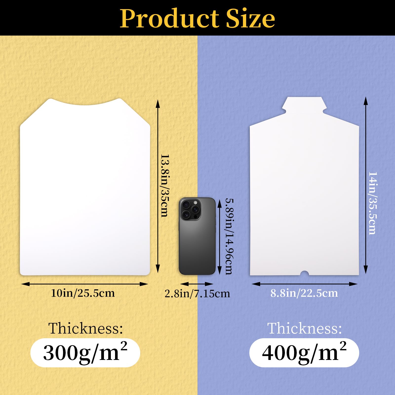 Inserti per Camicie, 50 Pezzi 35cm X 25.5cm Cartoncini per Camicie Supporto, con Angoli Arrotondati, per Organizzazione Abbigliamento e Packaging