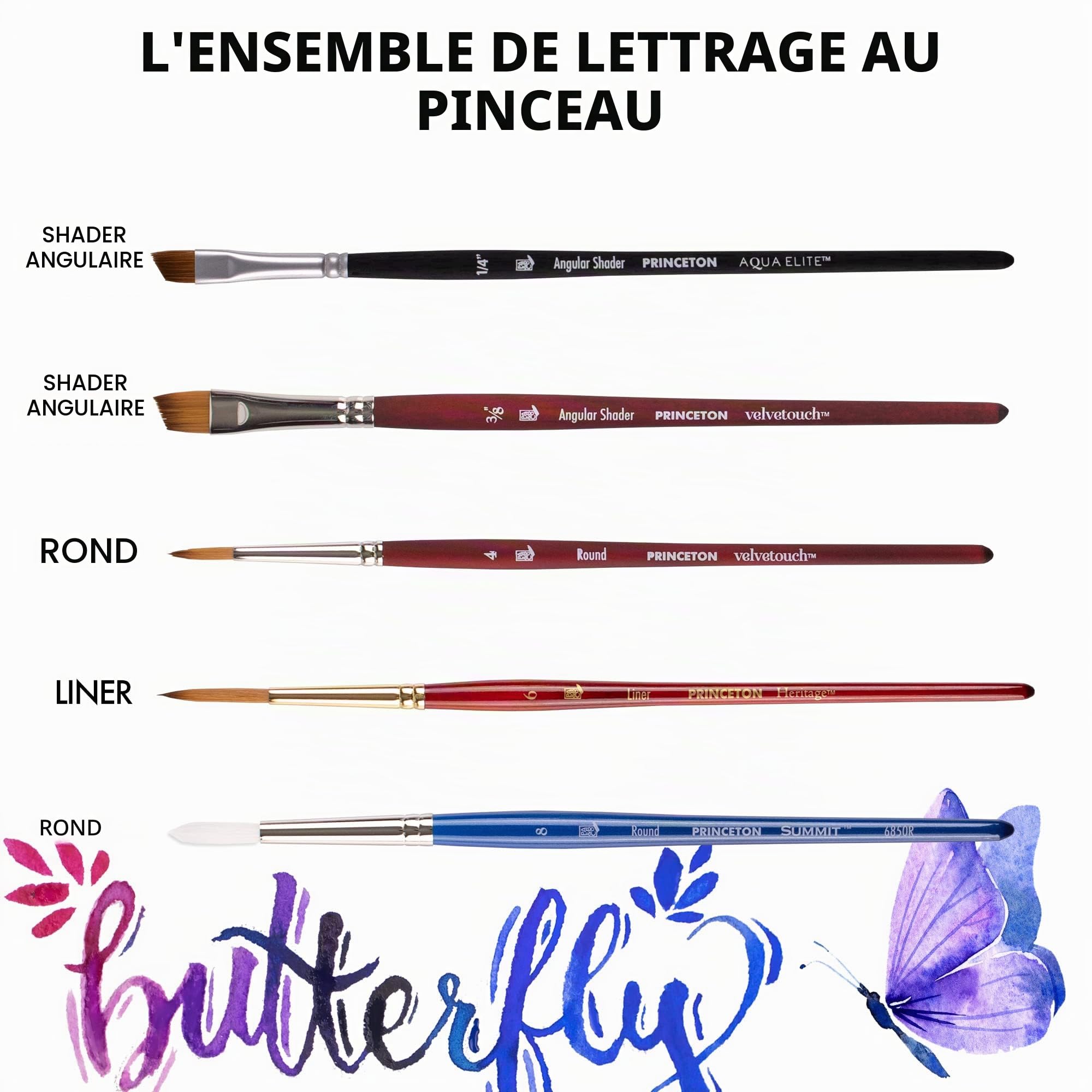 PRINCETON Pinceaux, Synthétiques, Non Applicable
