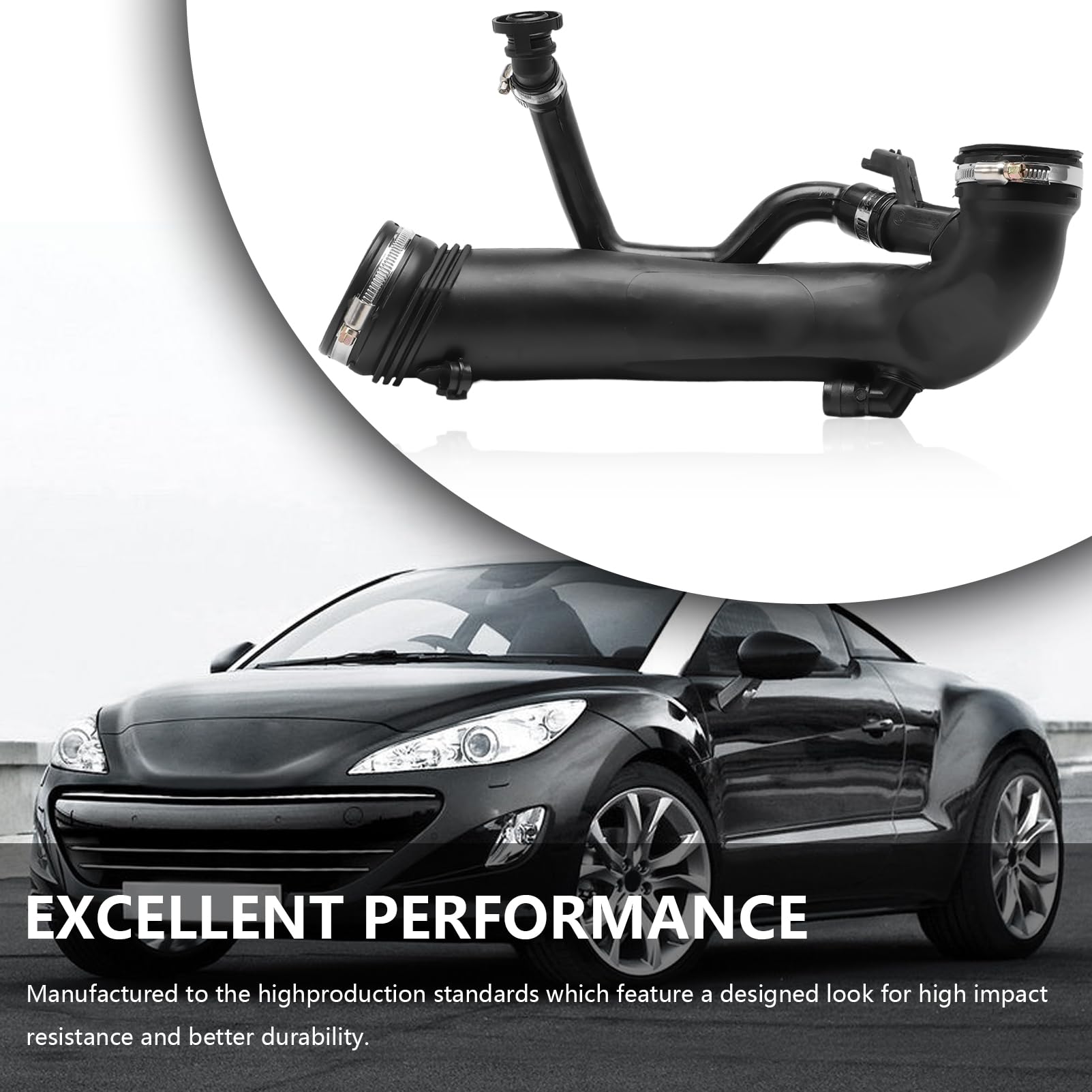 1440Q6 Tuyau admission d'air 9811909980 pour Peugeot 207 207CC 308 508 3008 5008 Citroen C4 C5 DS3 DS4 DS5 Tuyau Turbo D'Admission Durite Admission Air