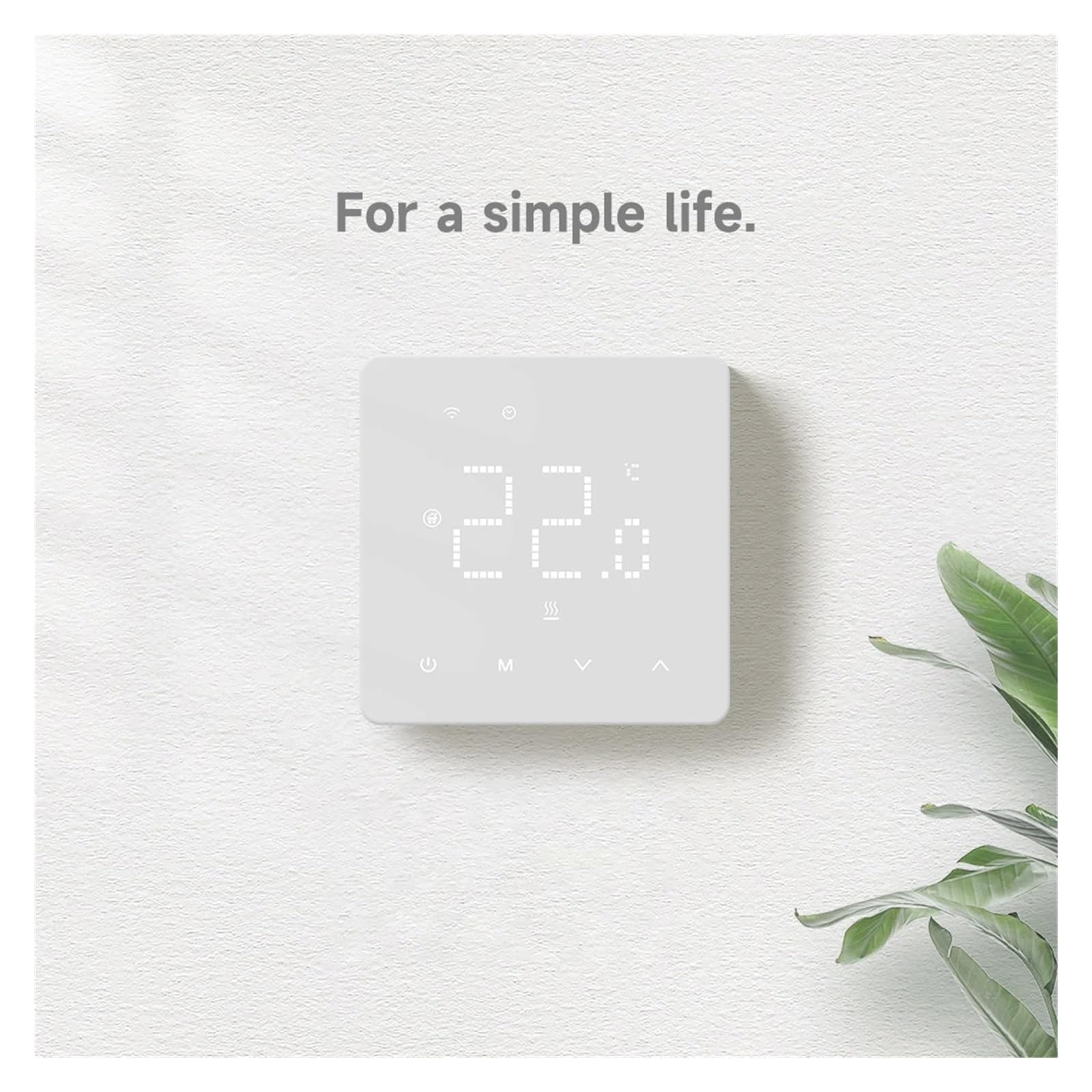 Termostato WiFi Controlador de Temperatura Ambiente for Agua/Caldera de Gas eléctrica for calefacción por Suelo Radiante