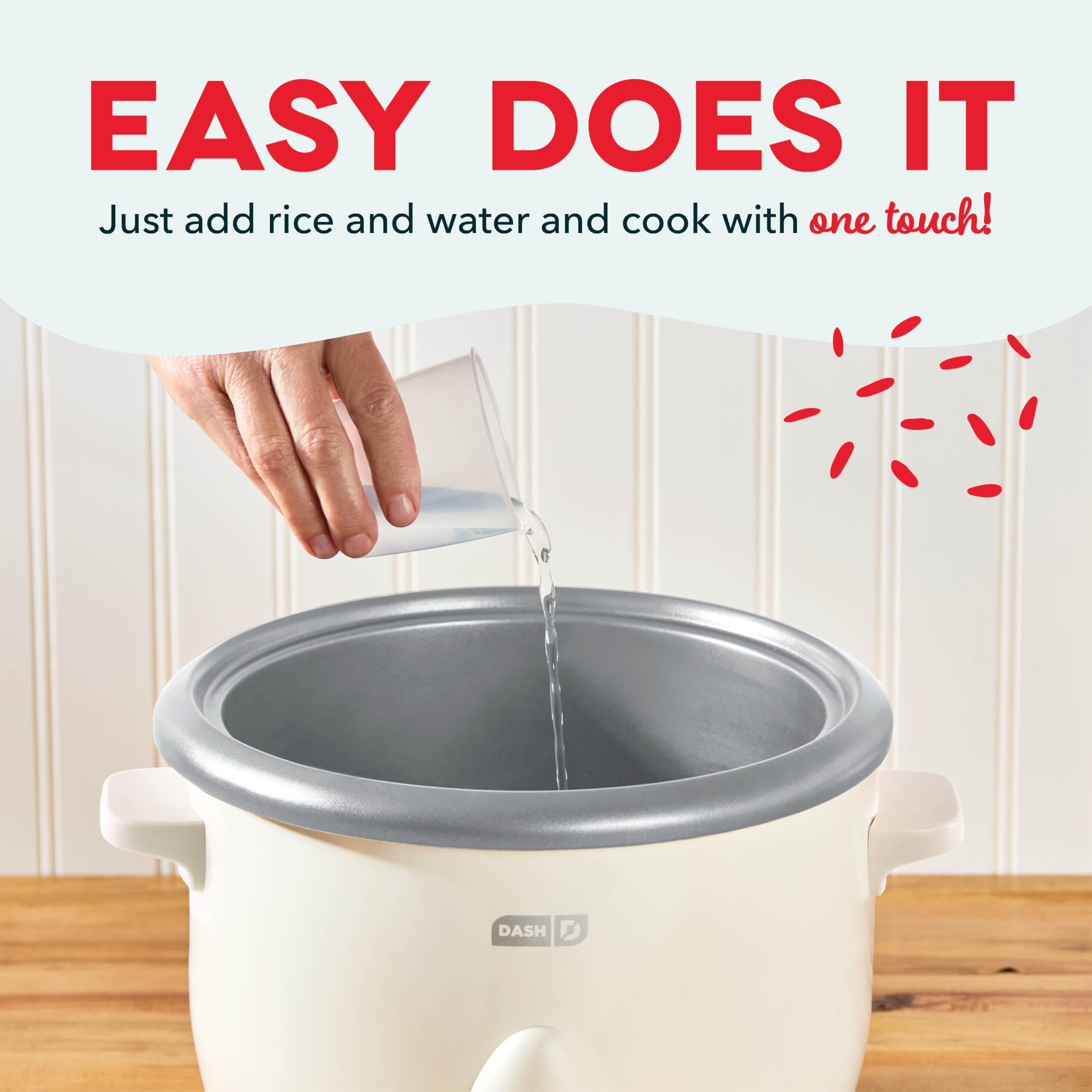 Snapklik.com : Dash Family Sized Rice Cooker - Large-Capacity Rice ...