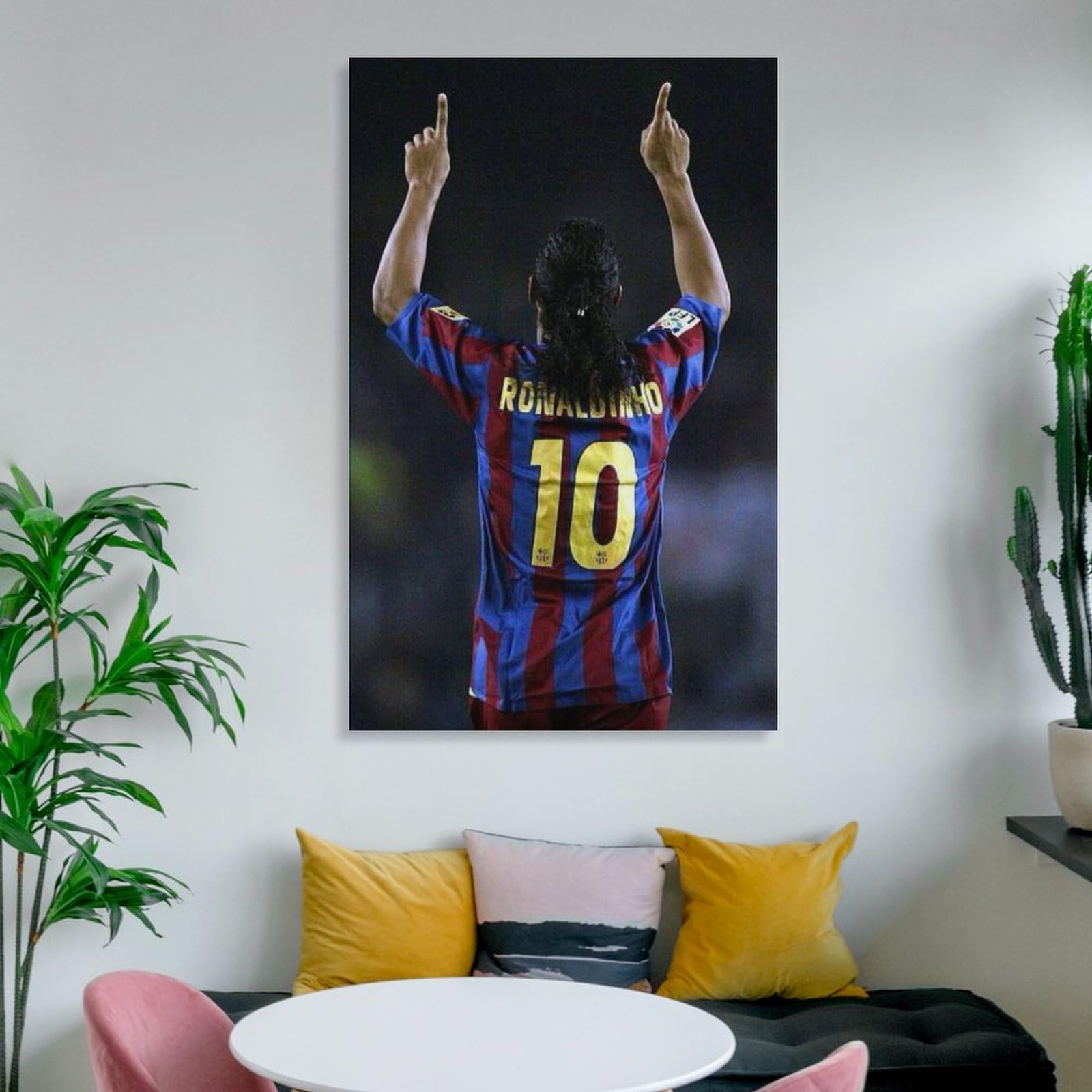 Amazon.co.jp: ロナウジーニョ画像ポスターサッカーアートパネル