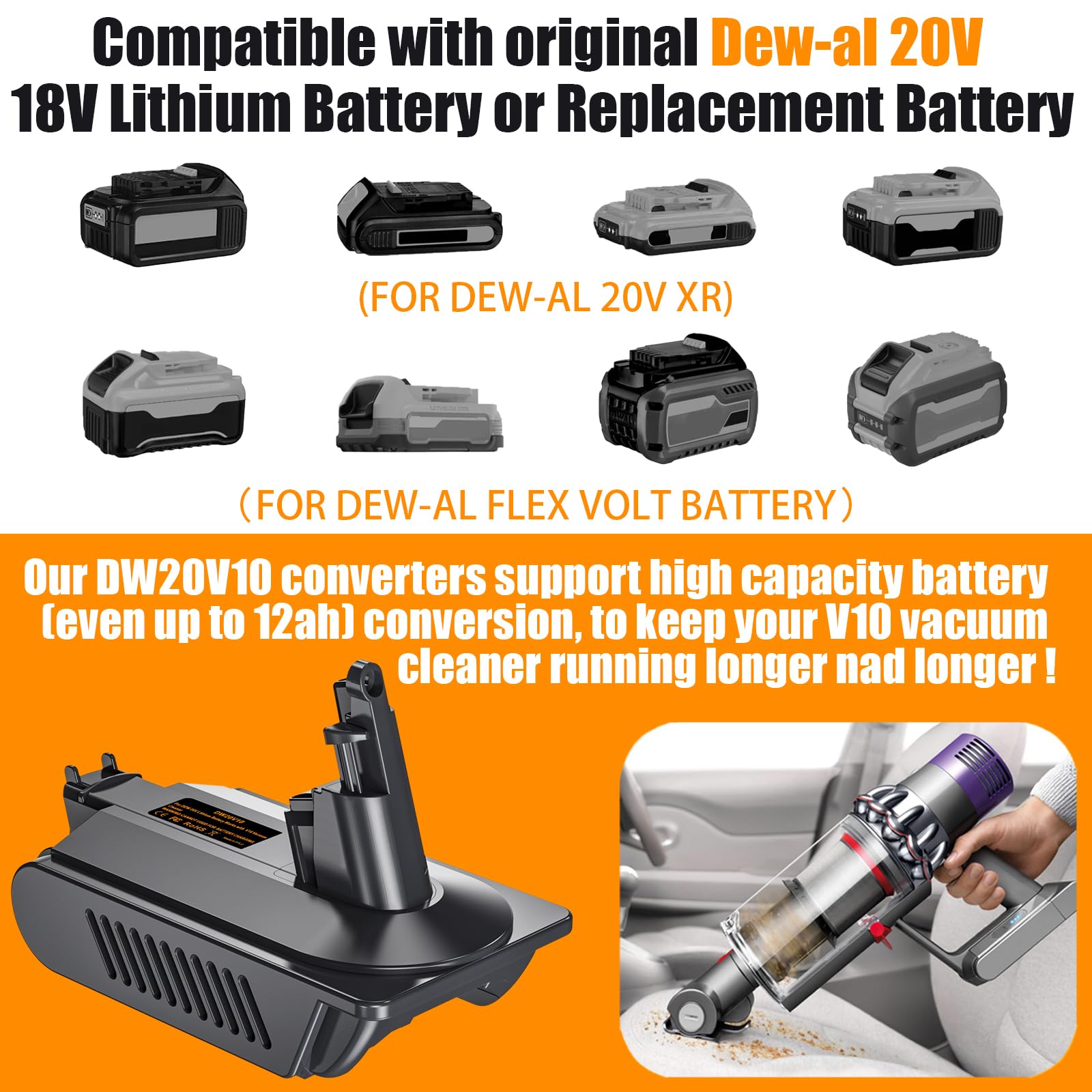 アタッチメント　ダイソンv10 sv12 Amazon.com: SV12 Adapter Use for Dyson V10,Compatible with