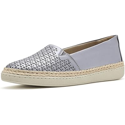 Trotters Accent Perf pewter