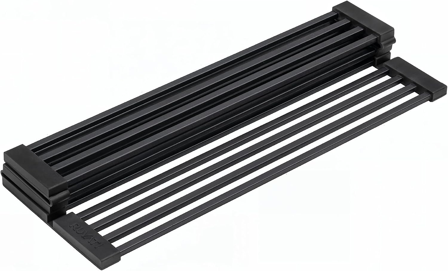 Ruvati Foldable Drying Rack for Workstation Sinks in Gunmetal Black- RVA1395BL