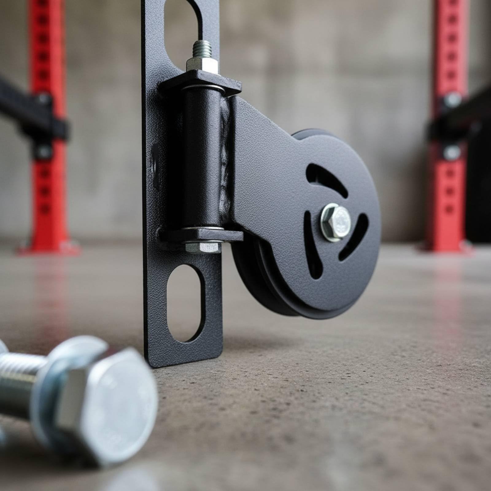 Fitness Umlenkrolle Seilzugrolle Kabelzug Aufsatz Rack Zubehör Kraftturm Modul mit Leisem Betrieb Und 360 Grad Beweglichkeit für Wohnungstraining Power Rack Home Gym , 26MM , Style to 4