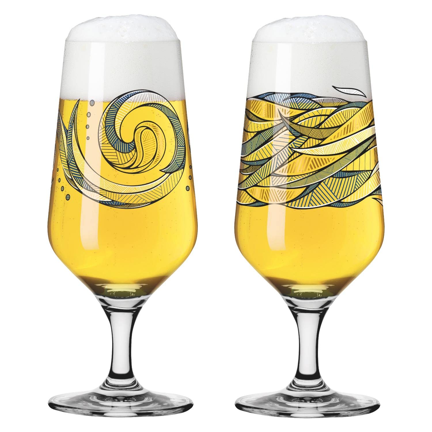 RITZENHOFF Verre à bière - 300 ml - Fabriqué en Allemagne | Réf. 3471002, Série Brauchzeit, 1 verre à bière 300 ml, en cristal, lave-vaisselle