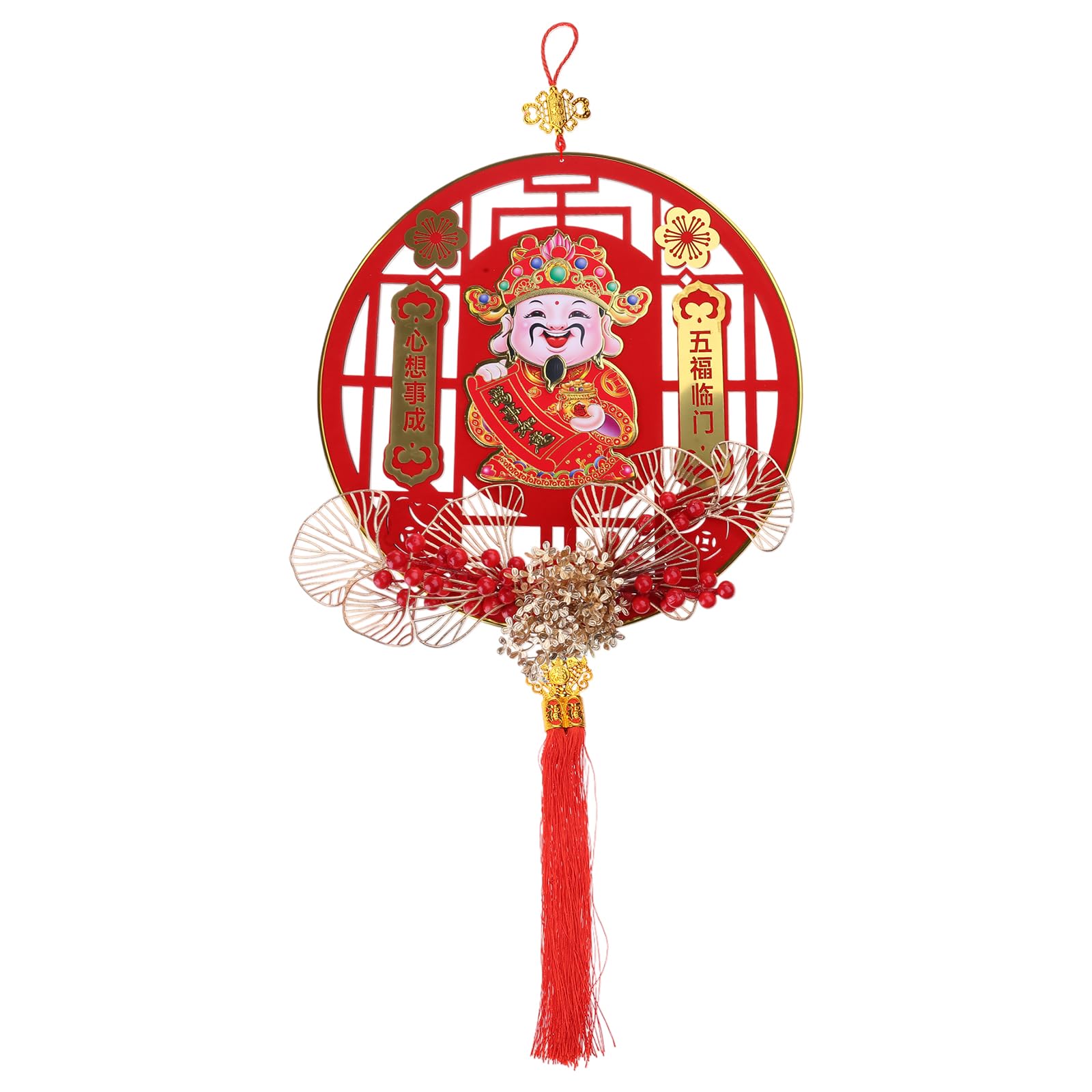 Buxuaaaa Chinese New Years Decoration Fu Character Chinese Knotting Pendant for Year Dargon 2024Spring Festival Party Decor New Years Hanging Ornaments