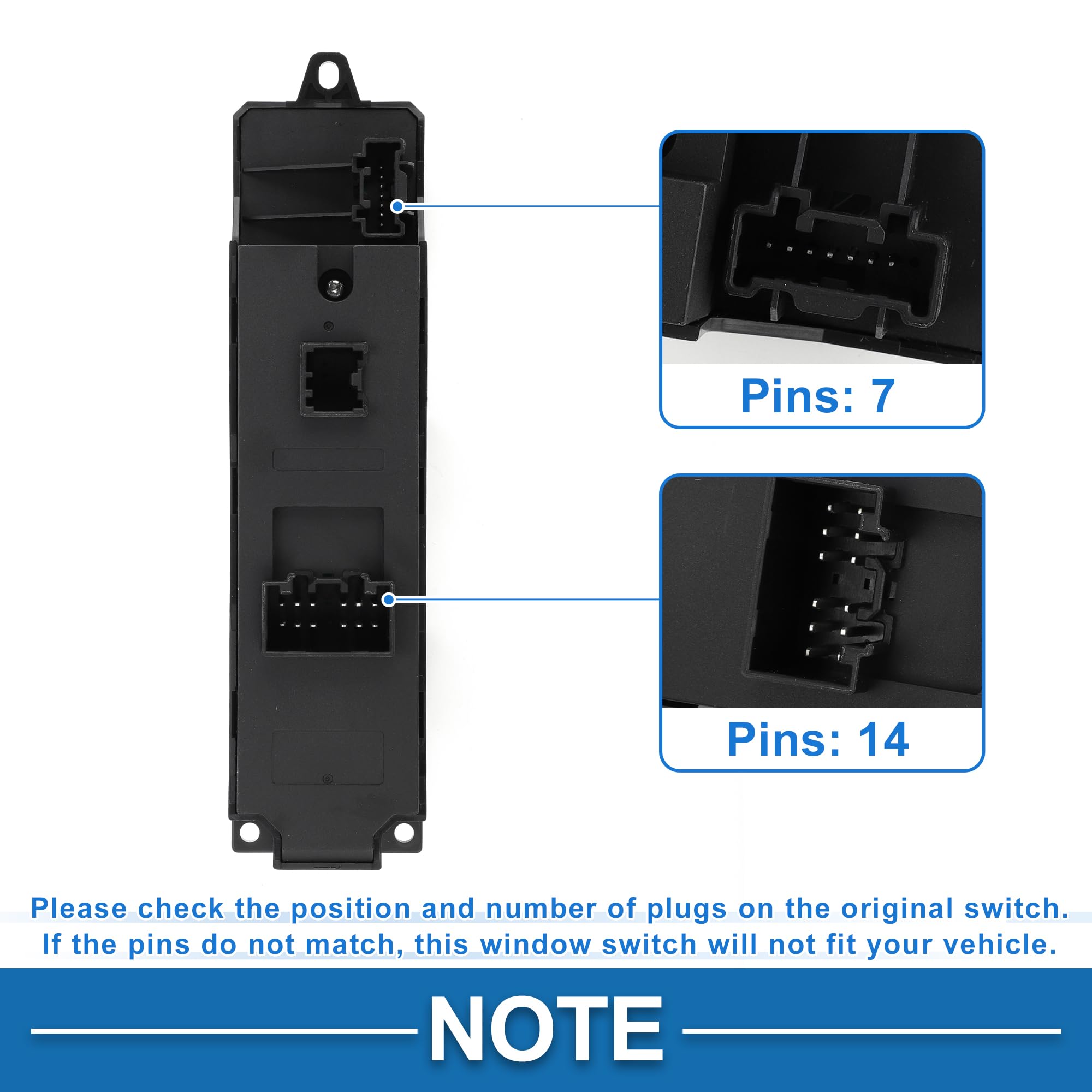 Amazon.com: A ABSOPRO Power Window Switch No.CC4366350A Window