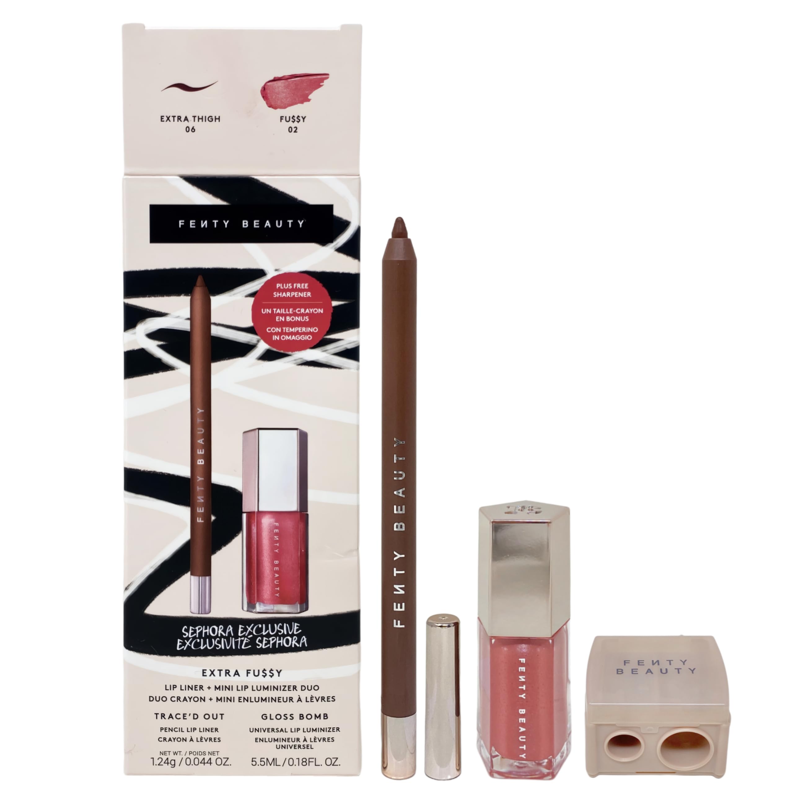 Amazon.com : FENTY BEAUTY Extra FuSSy Lip Liner + Mini Lip