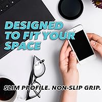 Vista 6 de Cargador de almohadilla negra para iPhone y Android, estación de carga inalámbrica de 10 vatios y 2 amperios, estación de carga de Airpods