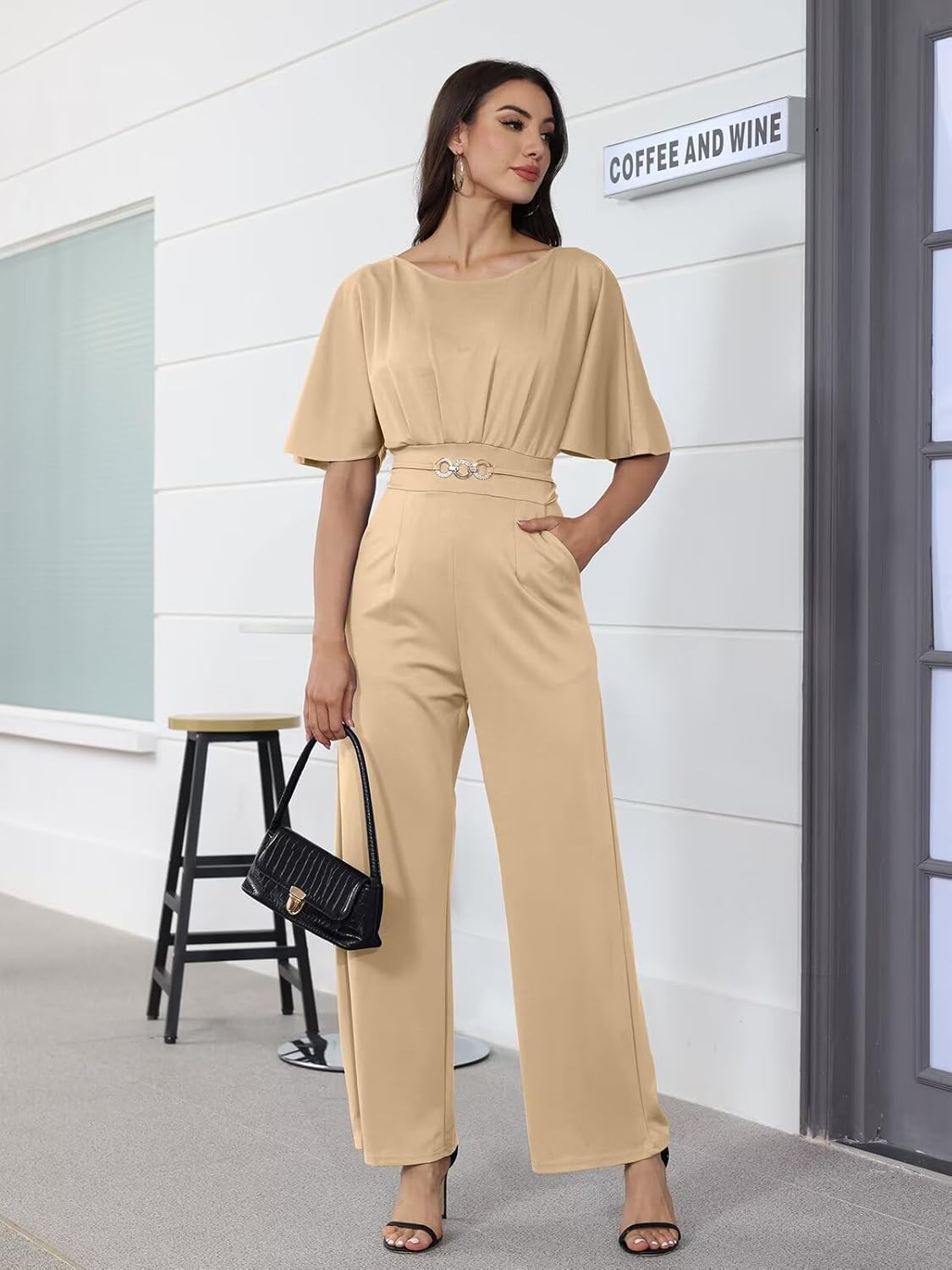 acelyn Elegant Jumpsuit for Women Dressy Sexy Plus Size Wide Leg Pant Suit One Piece Party Outfits - Image 6