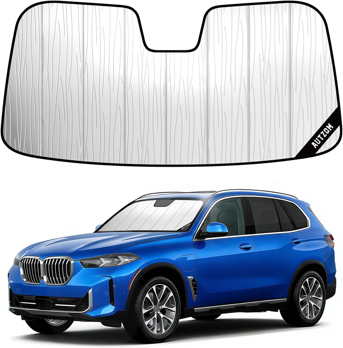 Windshield Sun Shade for BMW X5 (2019-2026), Custom-fit Windshield Cover, Protect Dashboard, Foldable Car Window Shades – BMW X5 Accessories