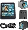 V2 Bitcoin Miner 1060 KH/s Nerd Miner V2 Intelligent Display with ESP32 and Table Clock Bitcoin BTC Solo Lottery Bitcoin Crypto Lottery Compatible with Arduino (Black)