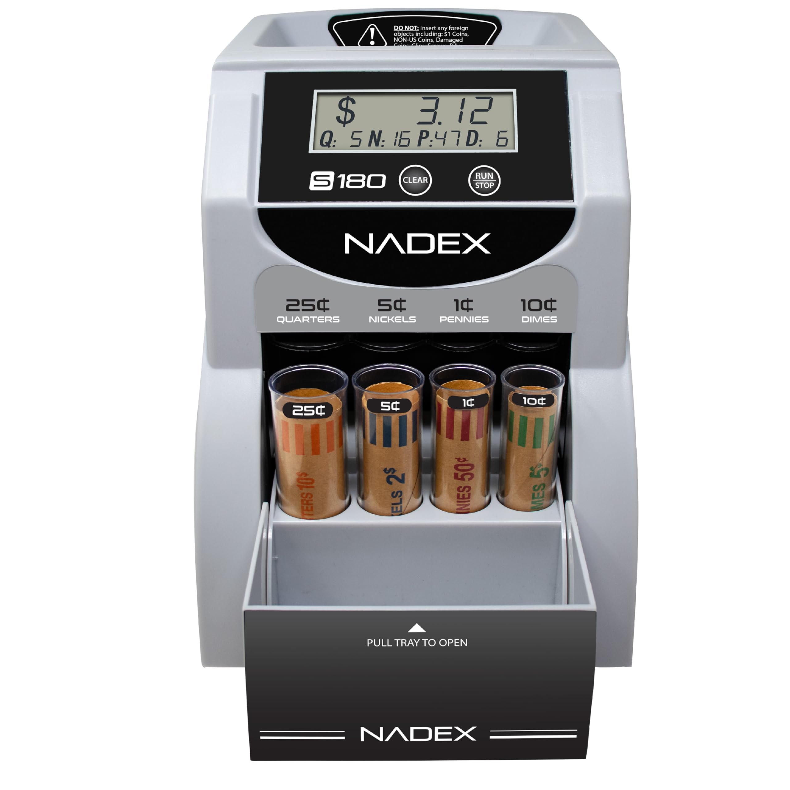 Amazon.com : Nadex S180 Digital Coin Counter, Sorter,and Wrapper