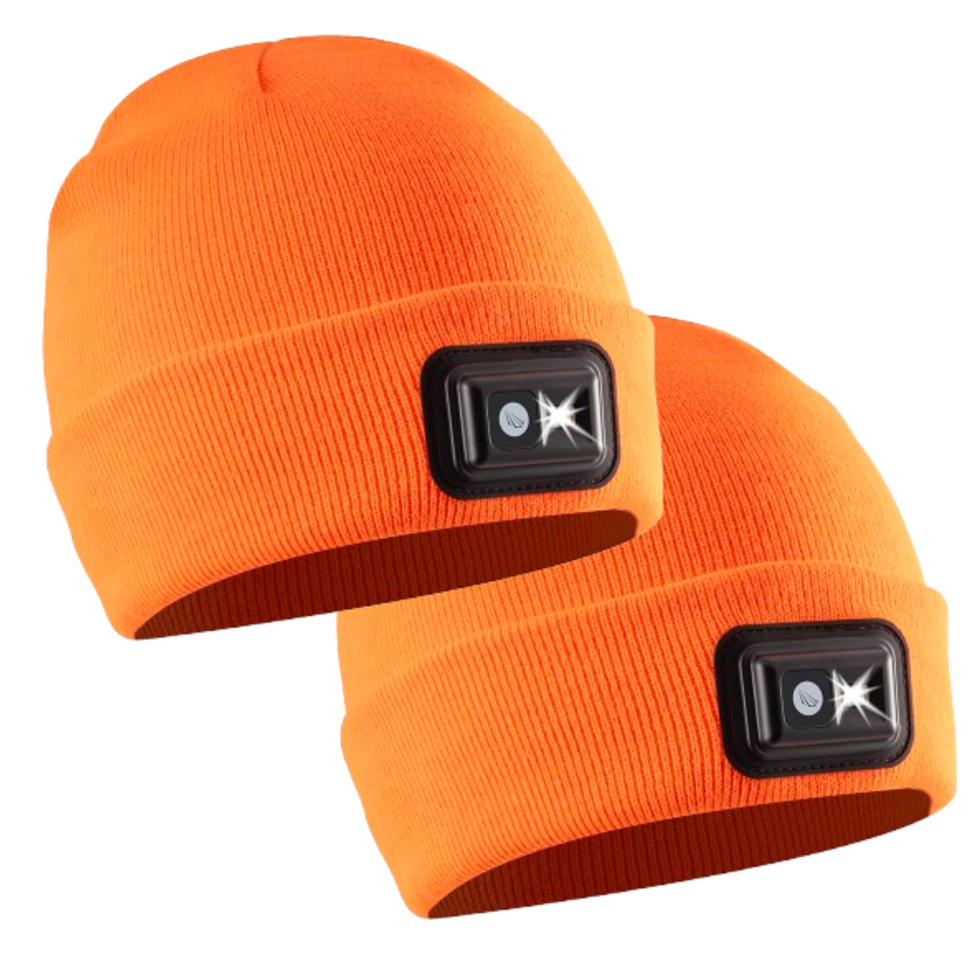 POWERCAP LED Hat Light 150 Lumens Rechargeable Fleece Beanie with Bright Built-in Headlamp Waterproof LED Warm One Size Cap