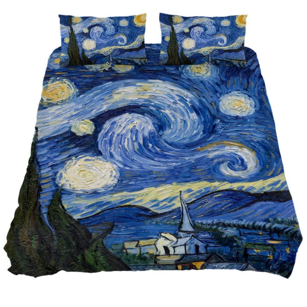 星と月の刺繍 クイーンカバーセット 刺繍作成キット 月と星のデザイン 20cm - メルカリ
