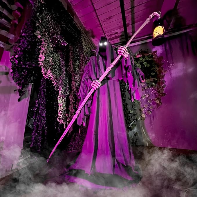 Haunted Hill Farm Motion-Activated 6-Ft. Tall Ghostly Guide