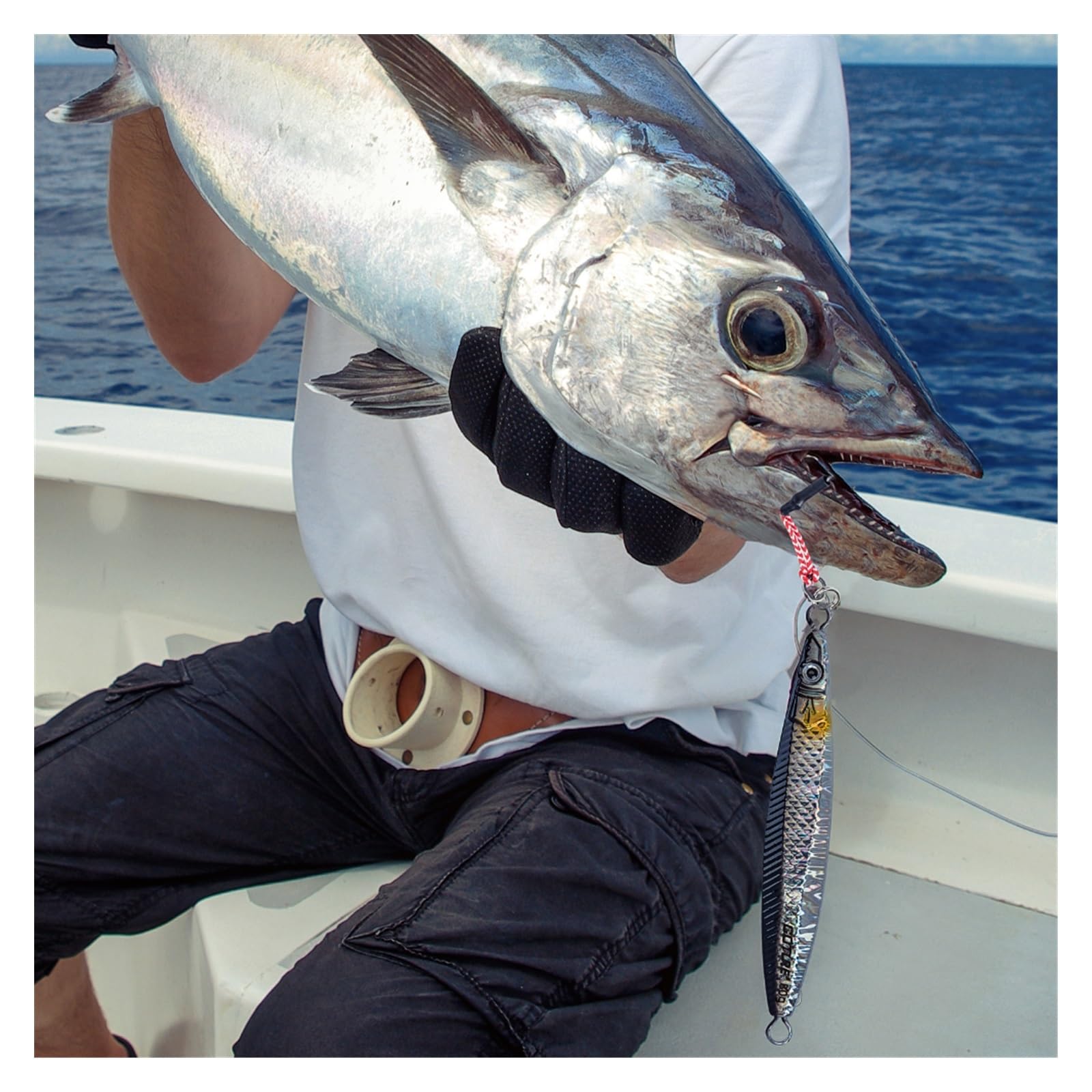 Leurres de Pêche 5 pièces en métal moulé Jig leurre de pêche Ensemble mer gabarits appât Dur 80g/150g/200g for la pêche au Bar en Eau salée appât Artificiel Leurres de Traîne