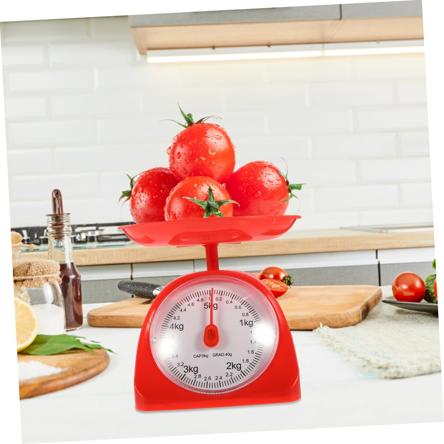 VALICLUD Báscula Digital de Cocina Portátil con Bandeja Graduada Capacidad Multifunción para Sólidos y Líquidos Compacto y Fácil Limpieza para Horneado y Uso Profesional