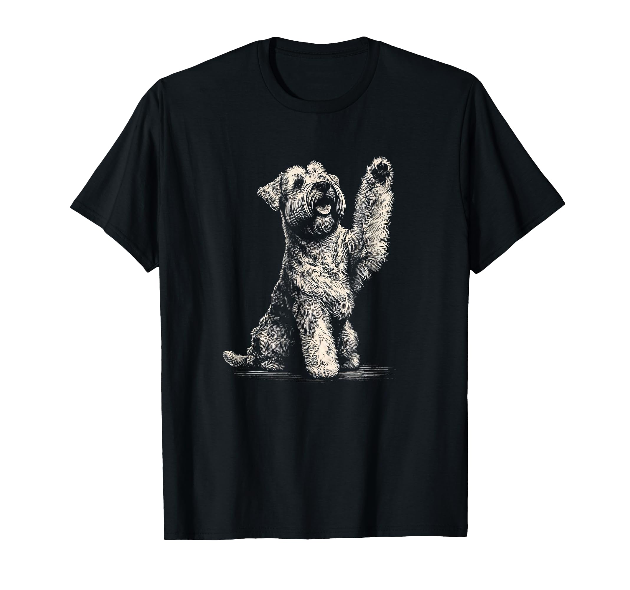 Cute Soft Coated Wheaten Terrier Dog Art for Women and Men T-Shirt